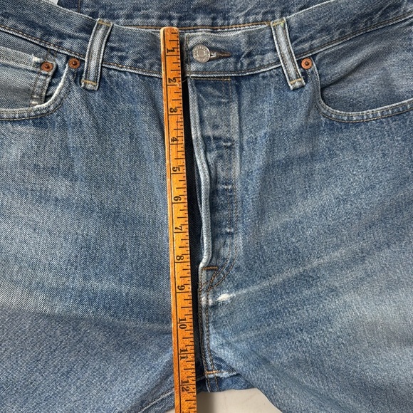 Levi's 501 original button fly jeans 36x32 - Picture 8 of 11